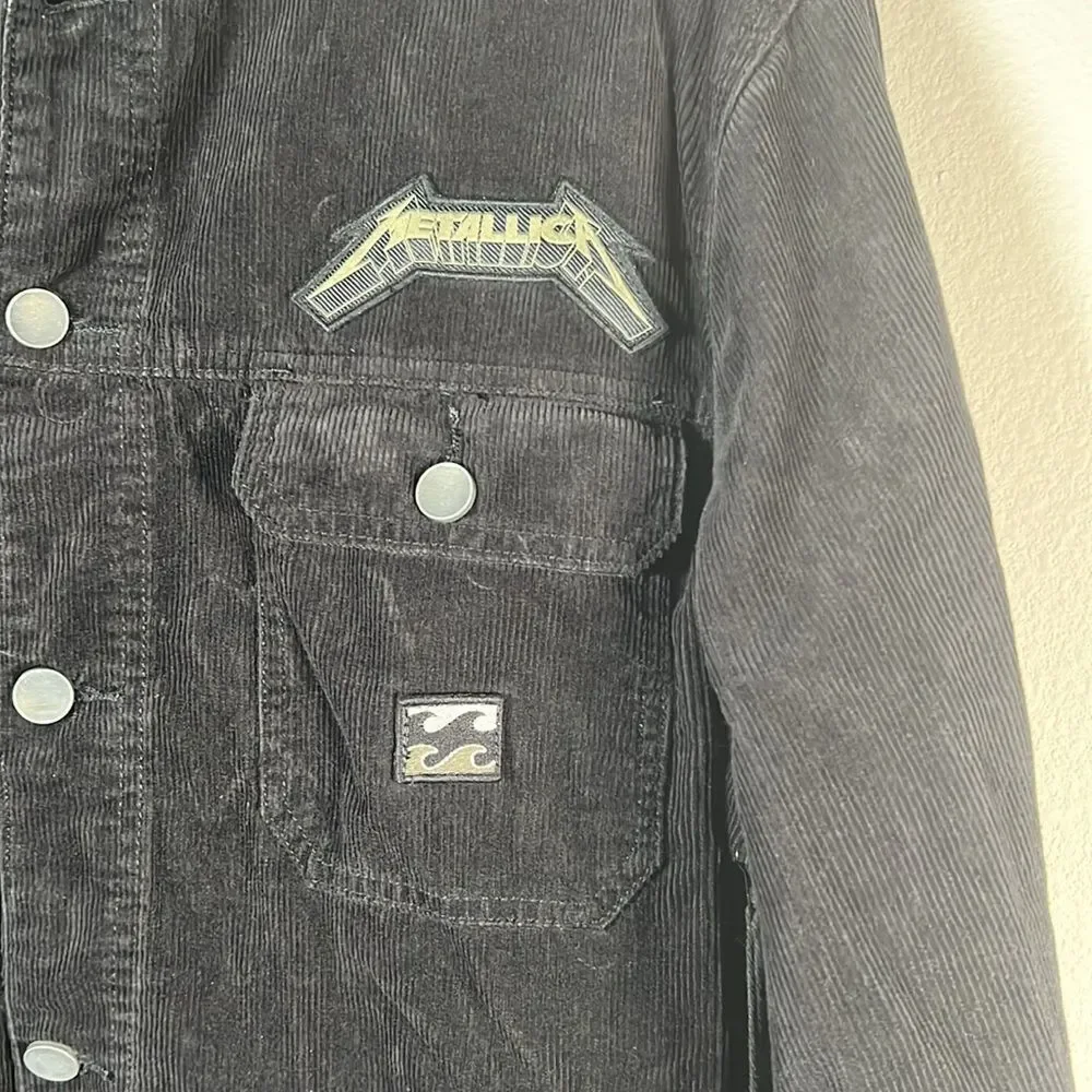 Billabong Metallica Black Album Jacket L - Picture 3 of 9